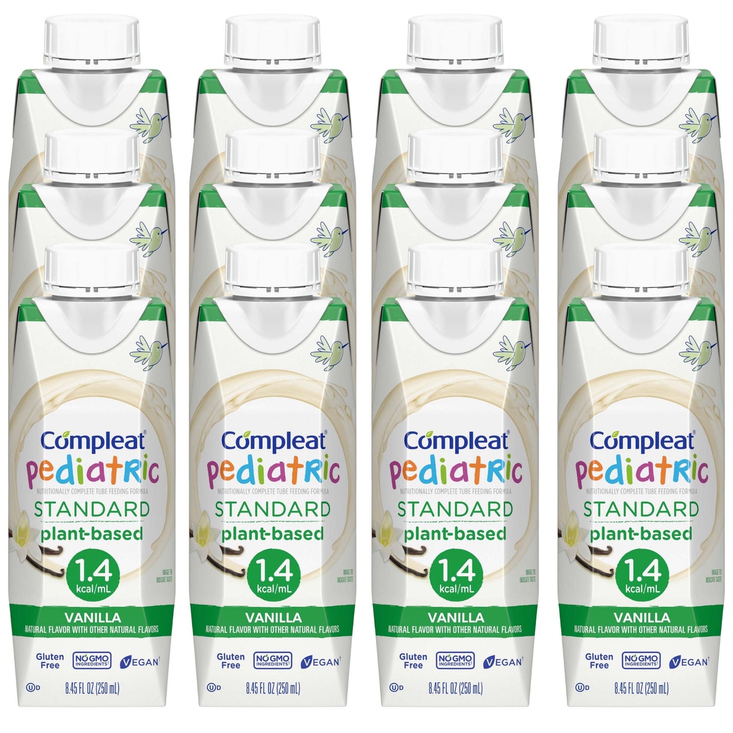 Compleat® Pediatric Standard Plant-Based 1.0 Cal Tube Feed Formula, Vanilla