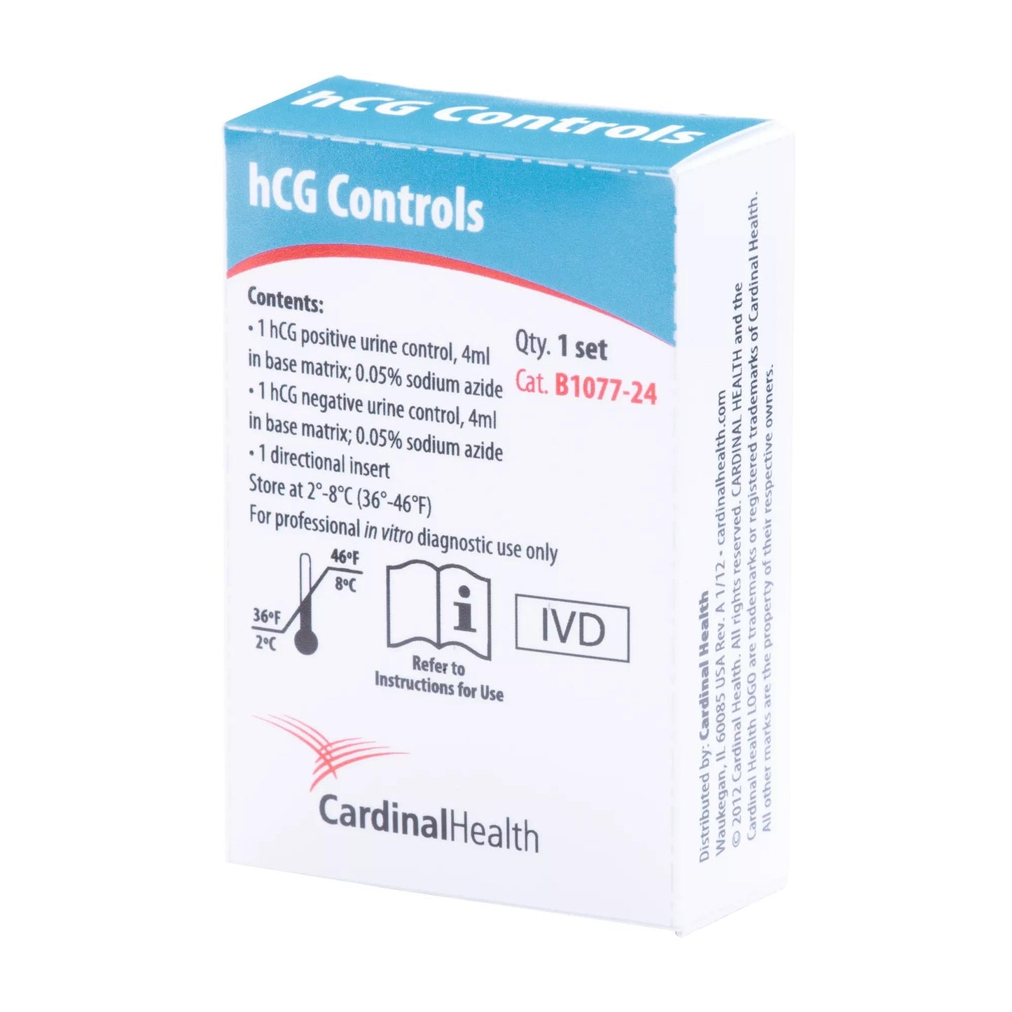 Reproductive Endocrinology Control Pregnancy (hCG) Rapid Testing