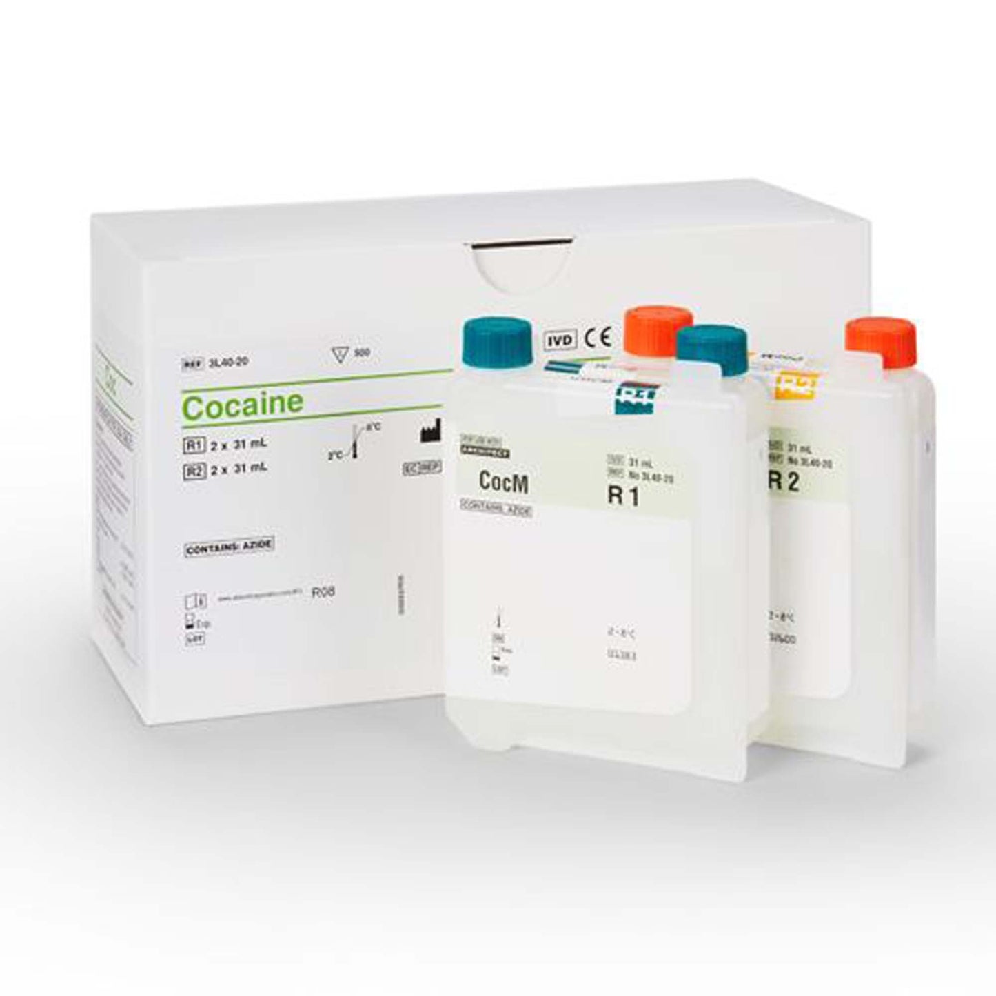 Multigent Toxicology Reagent Cocaine (COC) For Architect c16000 Analyzer 500 Tests