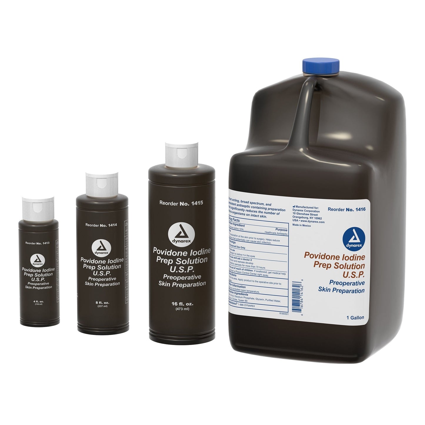 dynarex® Povidone Iodine Prep Solution, Bottle