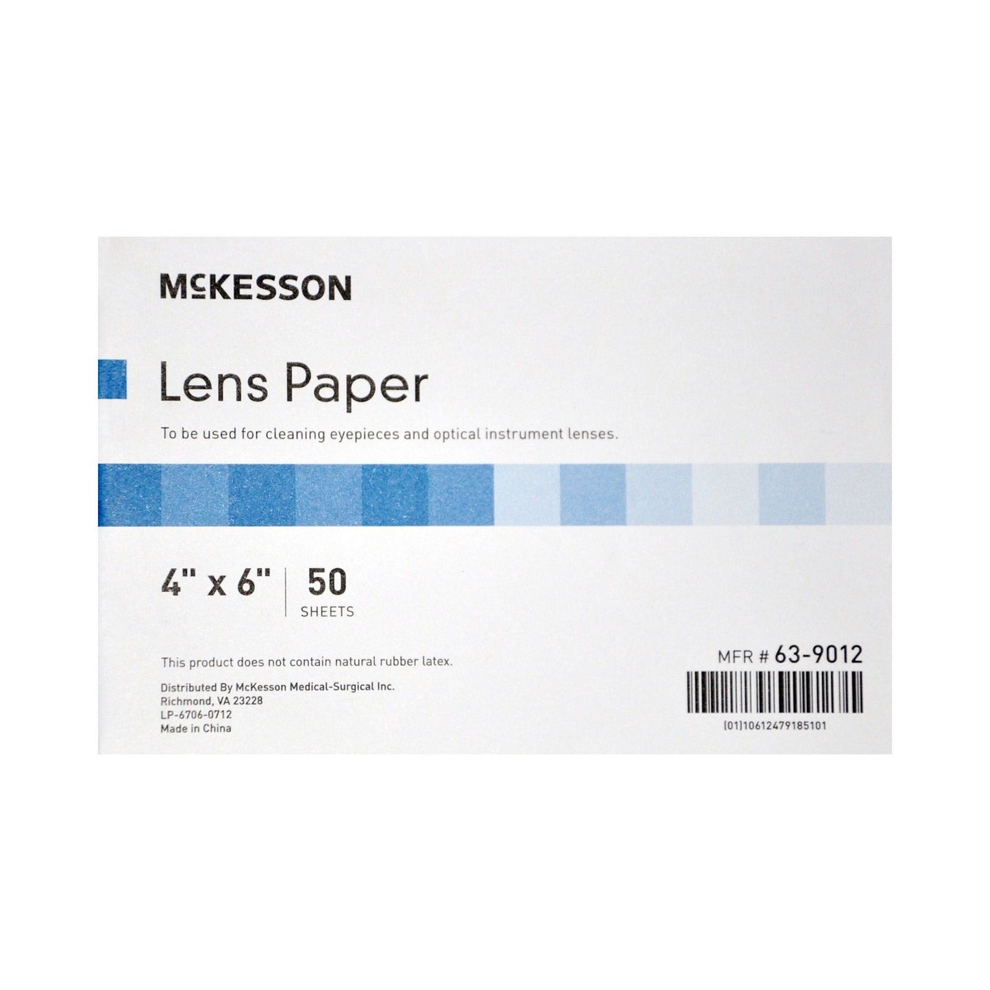 McKesson Lens Cleaner for Optical Instruments, Paper Sheets