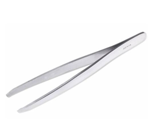 Tweezers Floor / Office Grade Stainless Steel NonSterile NonLocking Thumb Handle Straight Blunt Tips