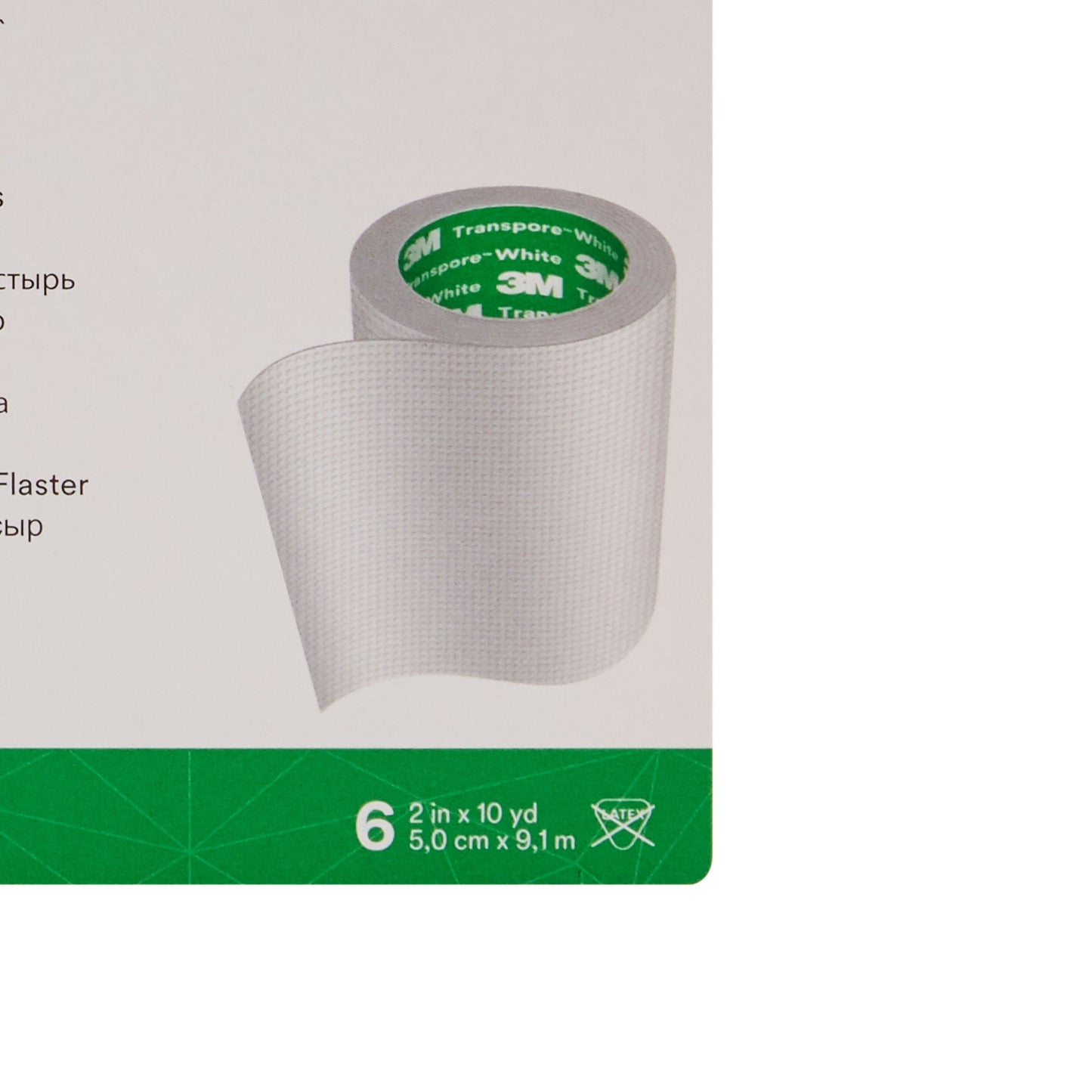 3M™ Transpore™ Plastic Medical Tape, White