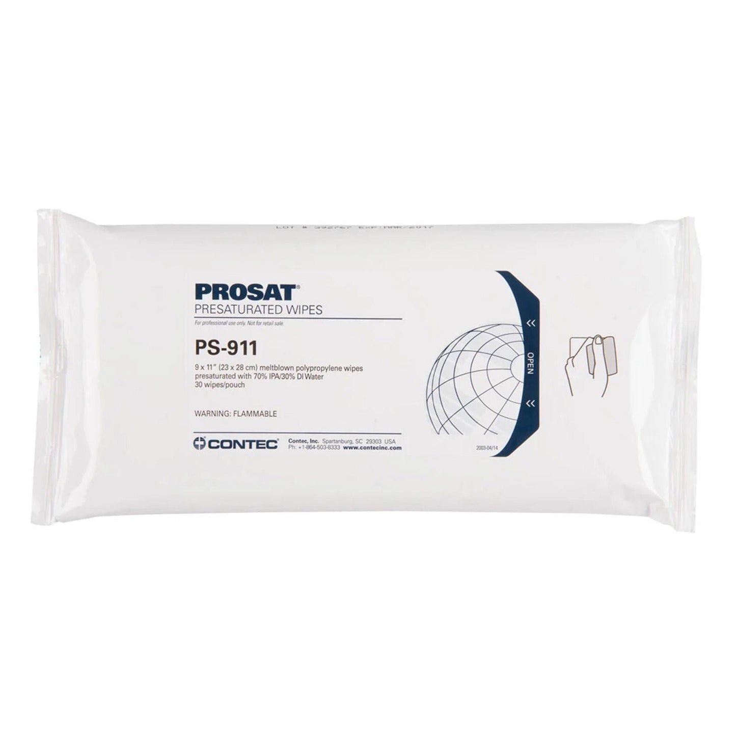 Prosat® Presaturated Wipes, .