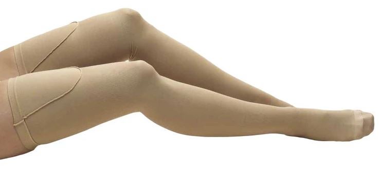 Truform Anti-embolism Stocking Thigh High X-Large Beige Closed Toe