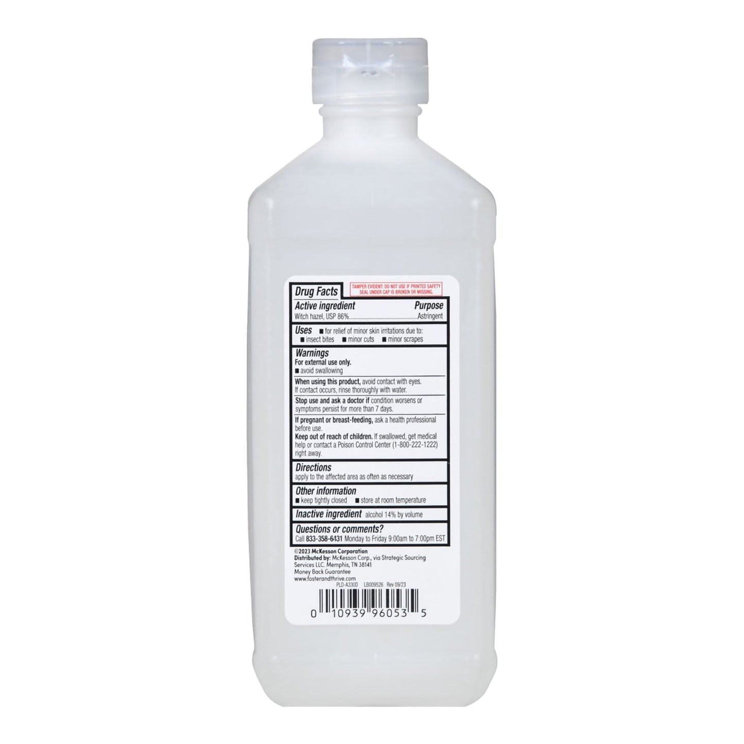 Foster & Thrive™ Witch Hazel 14% Alcohol, Bottle