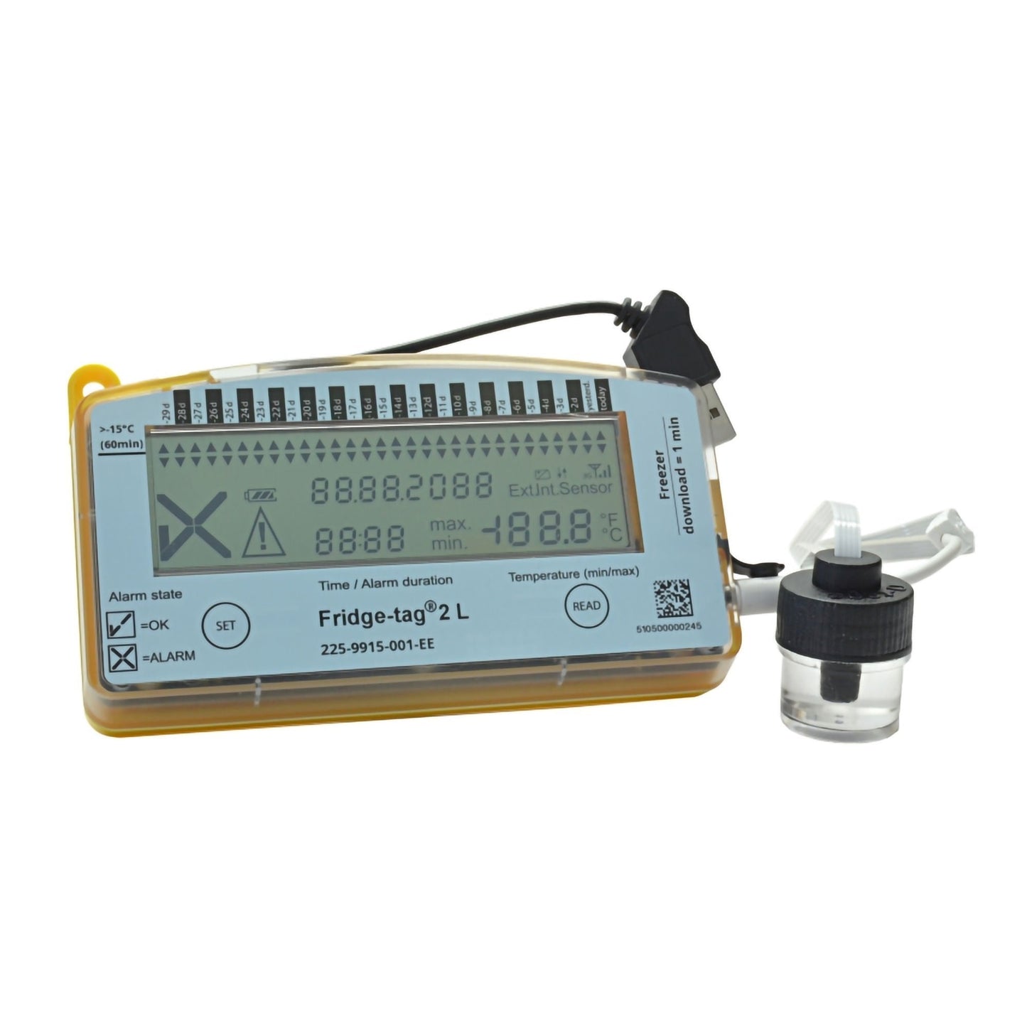 Fridge-tag® Freezer Vaccine Data Logger with Alarm