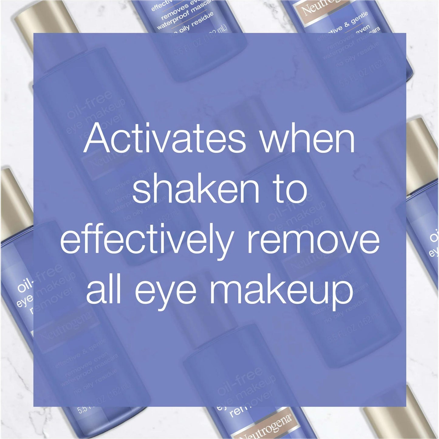Neutrogena Oil-Free Eye Makeup Remover Liquid Bottle Scented