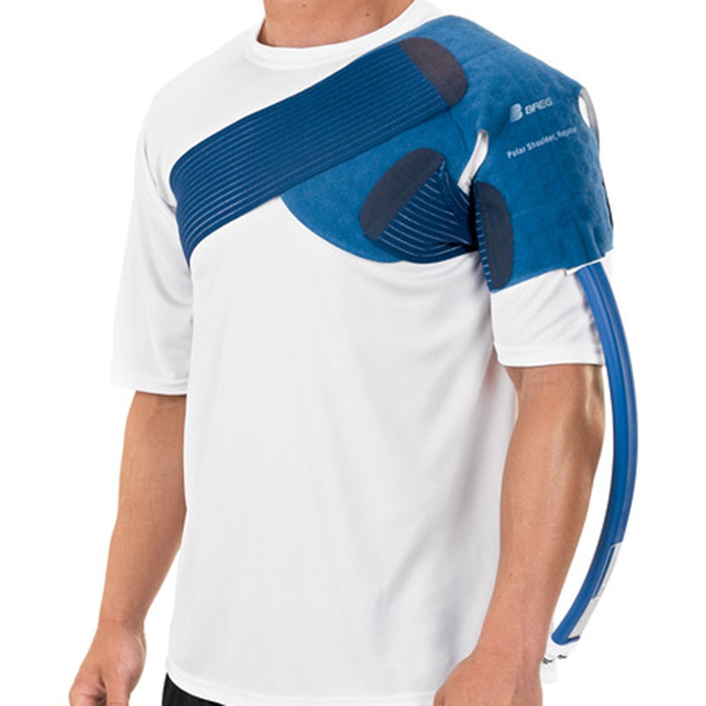 WrapOn Cold Therapy Pad Shoulder X-Large Plastic / Felt / Foam / Elastic Reusable