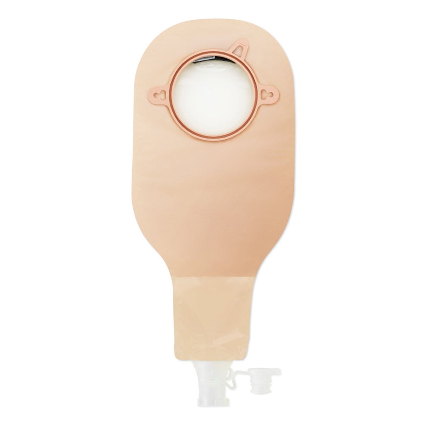 New Image™ Two-Piece High Output Ostomy Pouch, Flange, Red Match