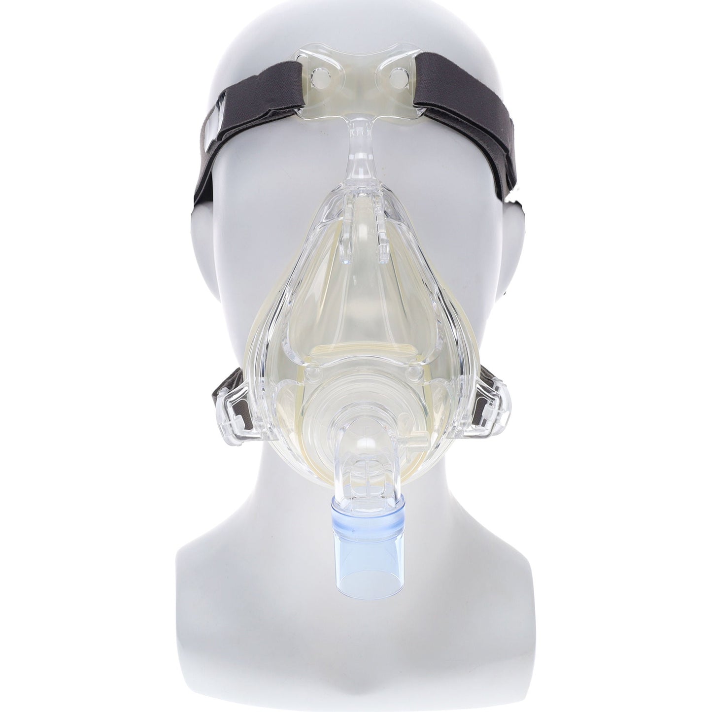 AirLife NIV Ventilation Mask Full Face Style Adult Medium 4-Point Hook and Loop Head Strap