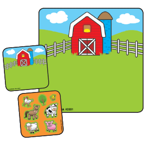 Make-A-Sticker Sticker Barnyard Make - A - Sticker , Assorted