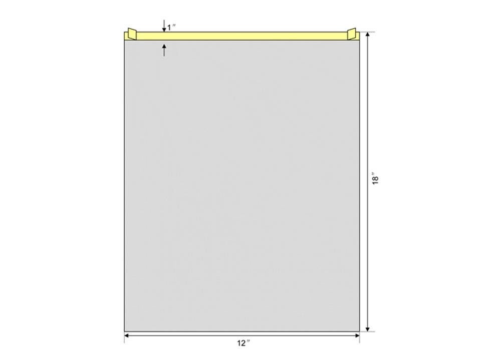 ClearView General Purpose Drape 12 W X Inch