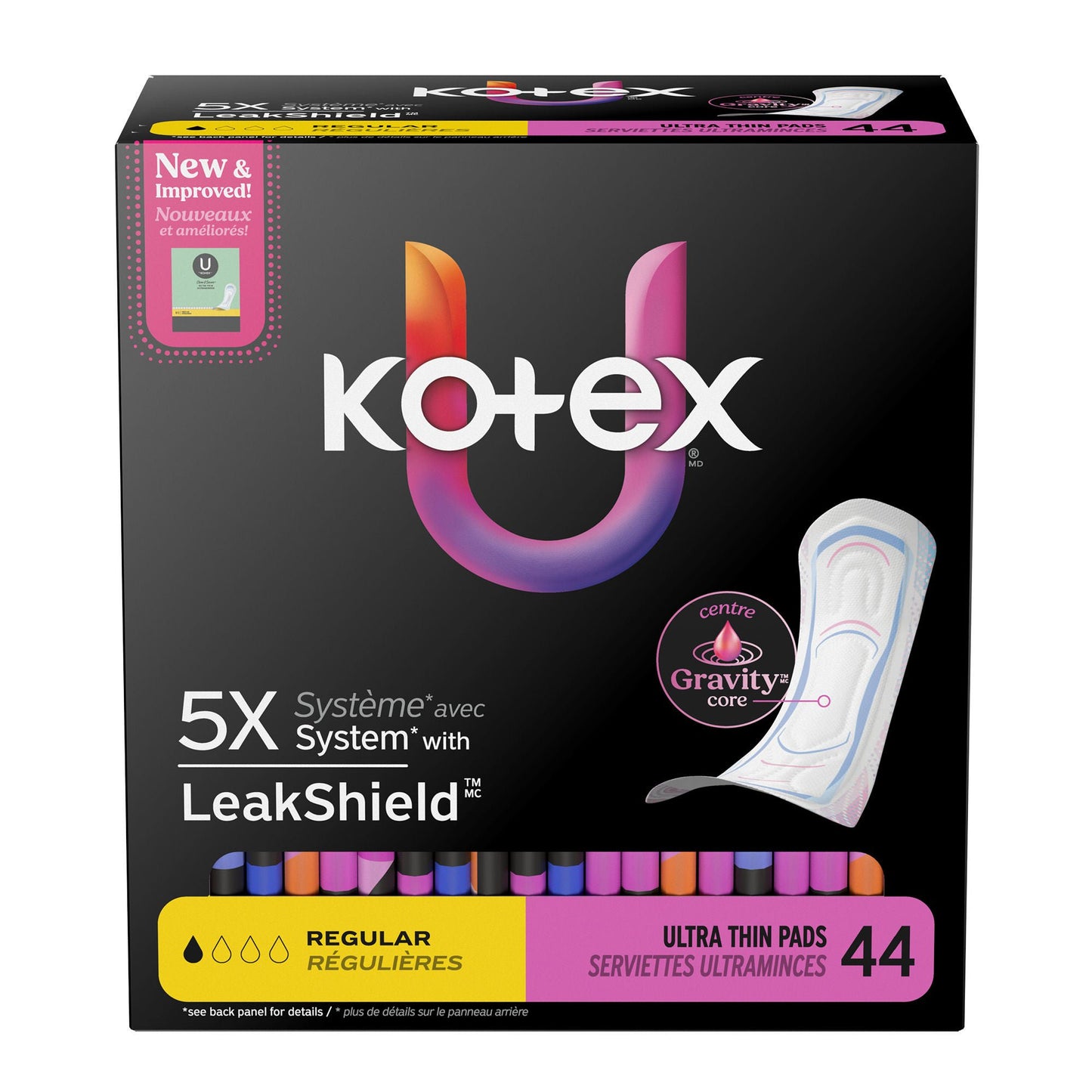 U by Kotex Feminine Pad Ultra Thin Regular Absorbency