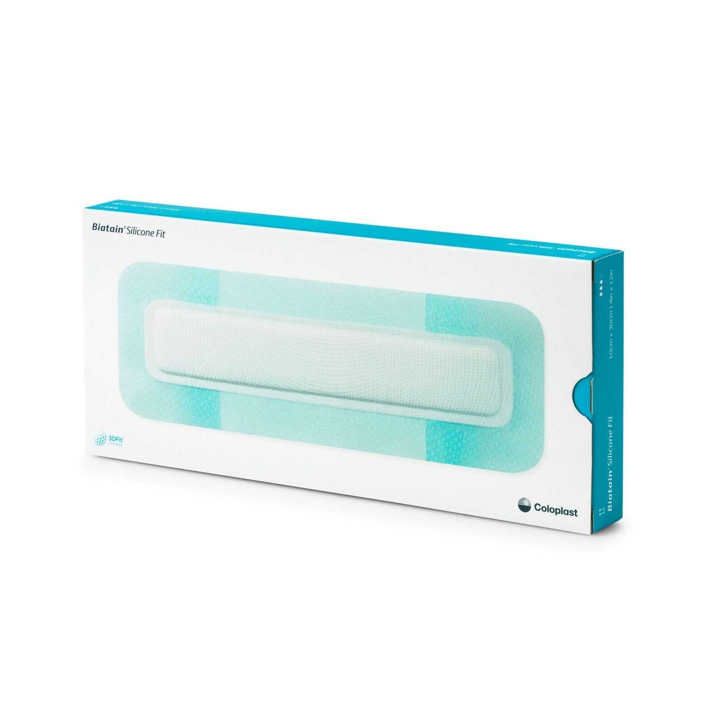 Biatain Silicone Fit Silicone Foam Dressing With Border Film Backing Silicone Adhesive Rectangle