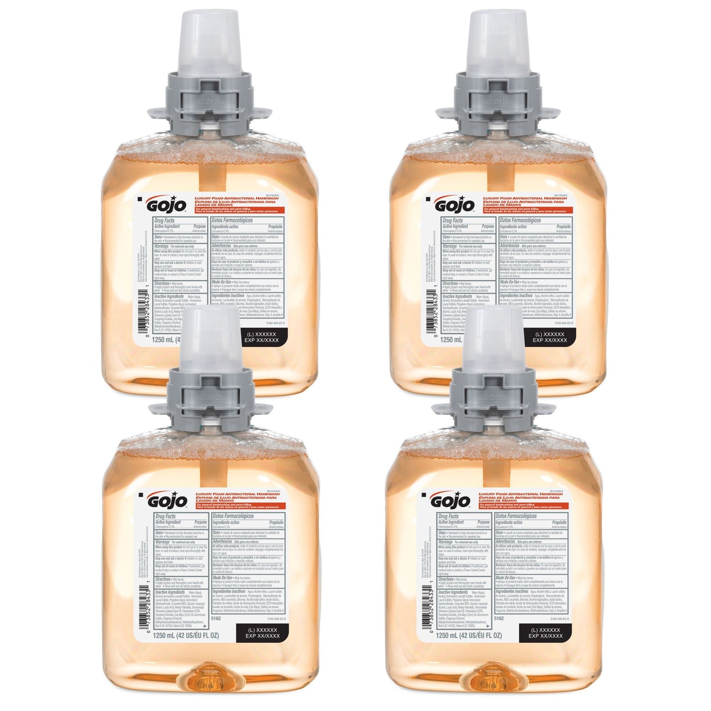 Gojo® Luxury Foam Antibacterial Handwash, Refill Bottle