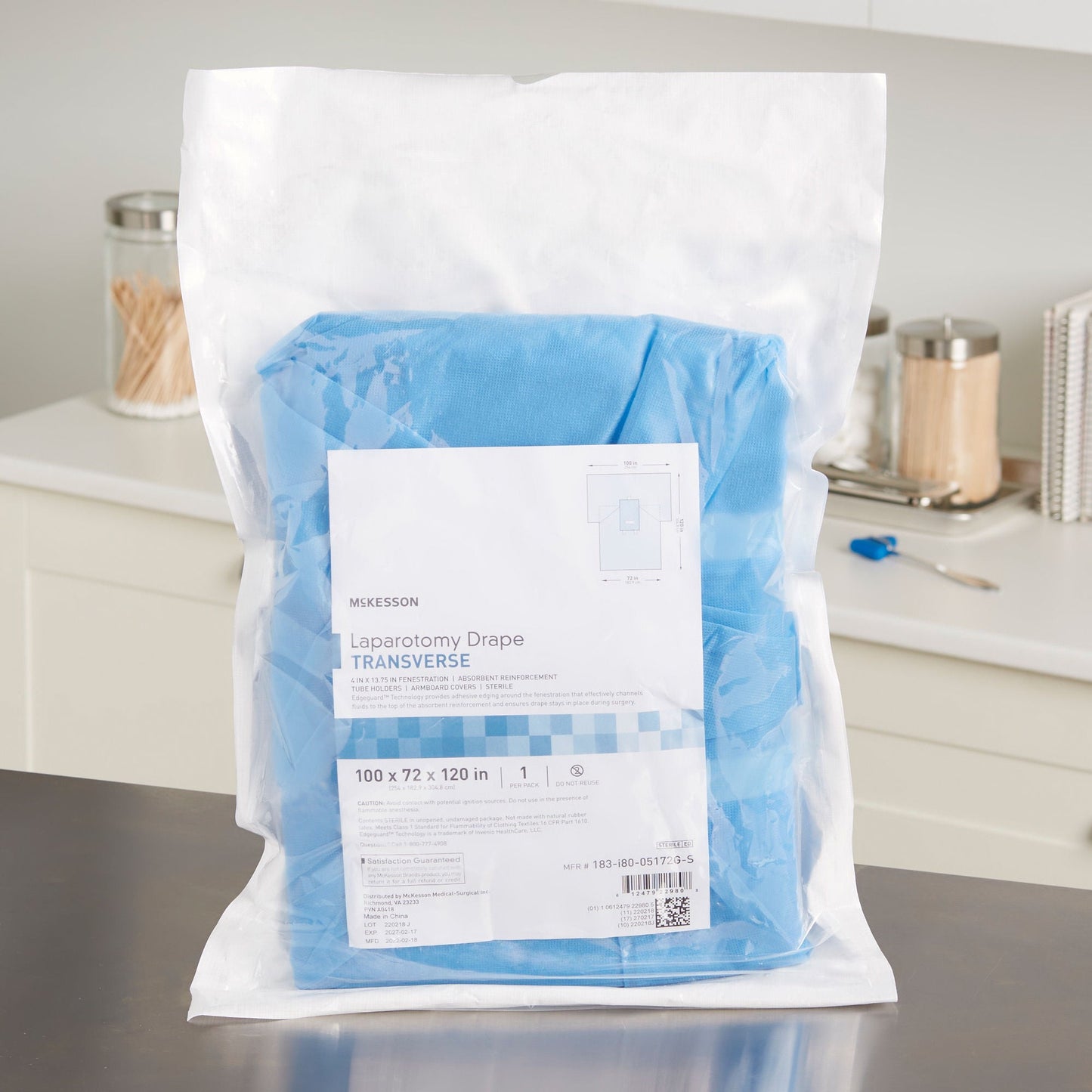 McKesson Sterile Transverse Laparotomy Drape