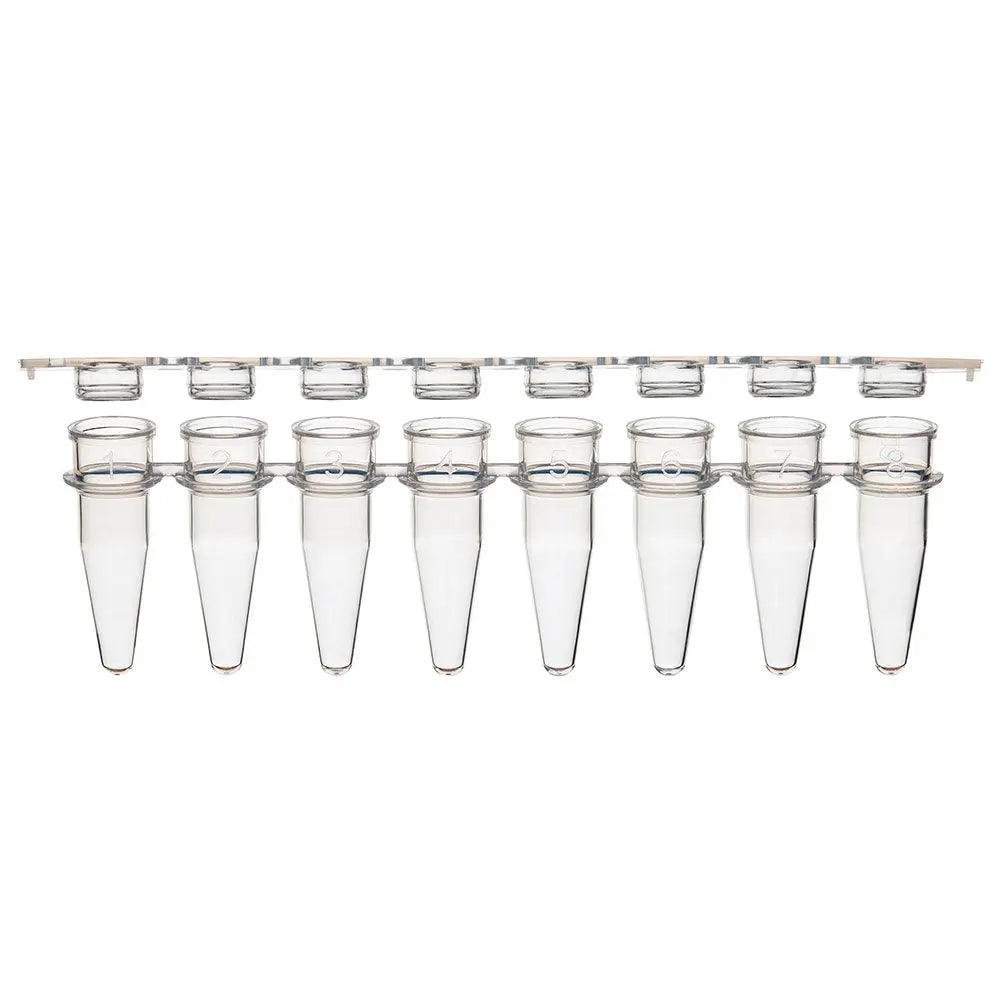 Tube Caps Polystyrene 0.2mL PCR-STR-02F