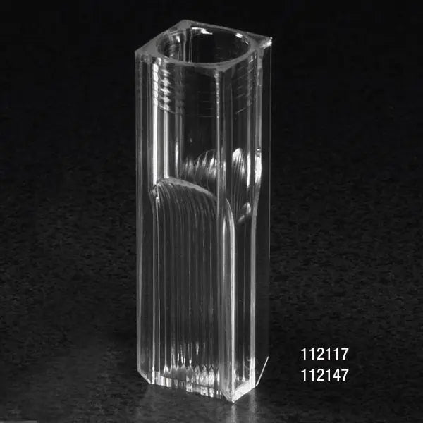 Globe Scientific Cuvette, Semi-Micro, 2.9mL, with 2 Clear Sides, PS, 100/Tray, 10 Trays/Unit 112117 Laboratory Equipment