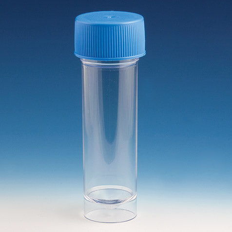 30 mL Universal Containers, Attached Screw Cap — PP & PS, Case of 500 | Globe Scientific
