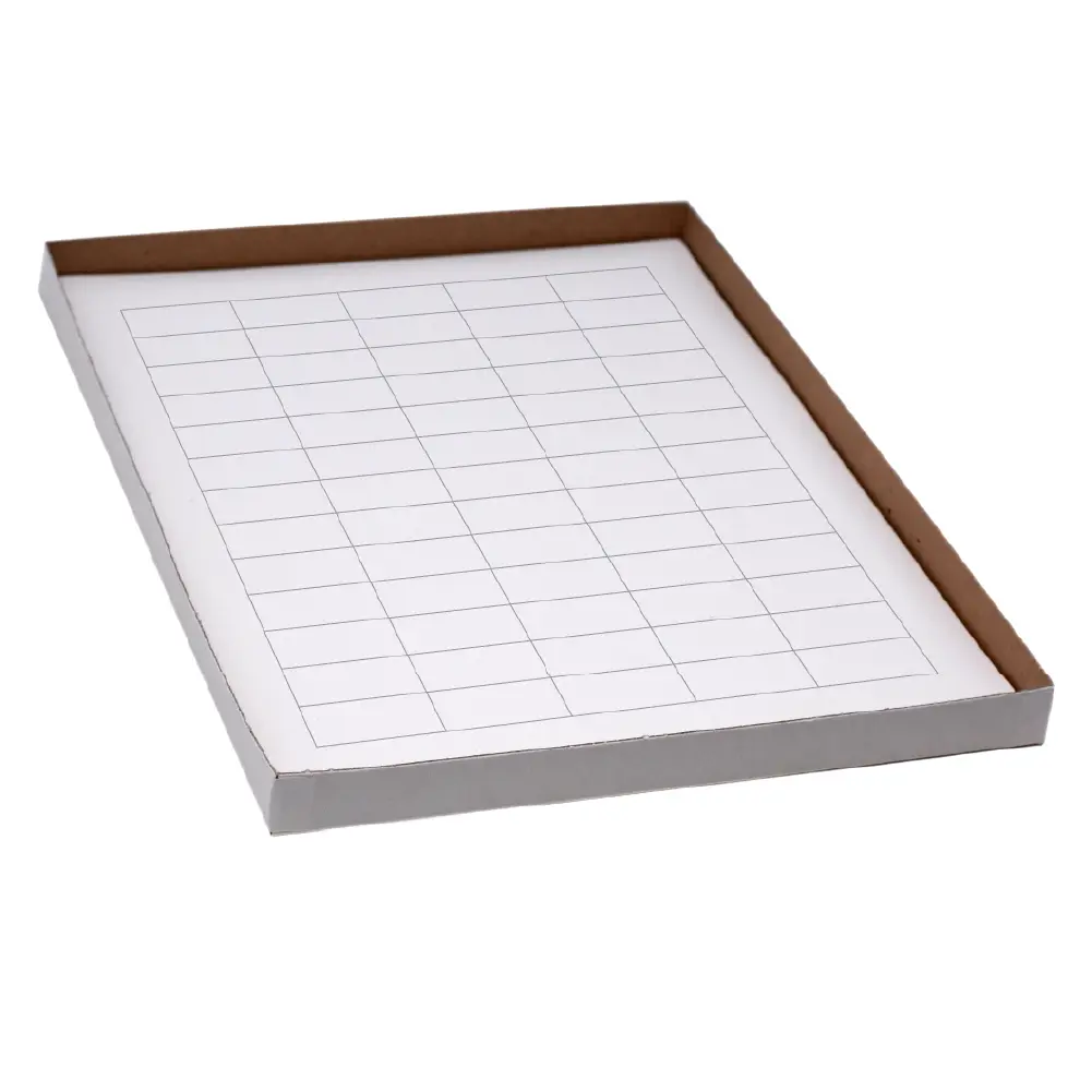 Label Sheets LCS-38X19W NON-STERILE Laboratory Grade
