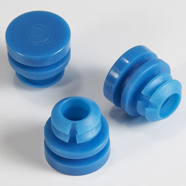 Globe Scientific 13mm Blue Plug Cap Beckman IDS Automation Track 5538