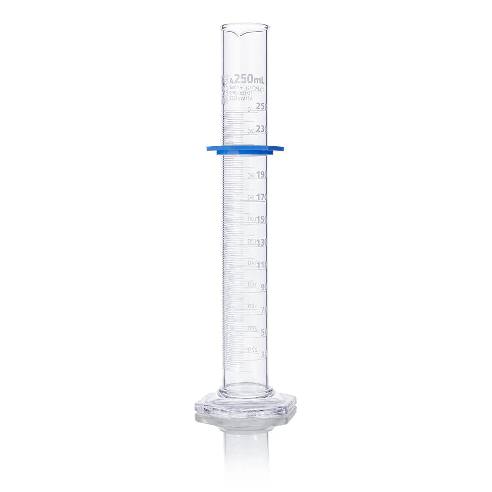 Globe Scientific Cylinder, Graduated, Globe Glass, 250mL, Class A, To Deliver (TD), Dual Grads, ASTM E1272, 1/Box 8300250 Laboratory Equipment