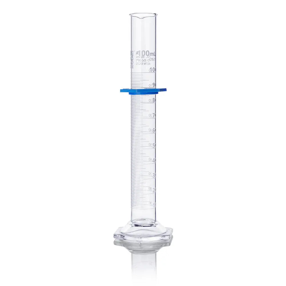 Globe Scientific Cylinder, Graduated, Globe Glass, 100mL, Class A, To Deliver (TD), Dual Grads, ASTM E1272, 1/Box 8300100 Laboratory Equipment