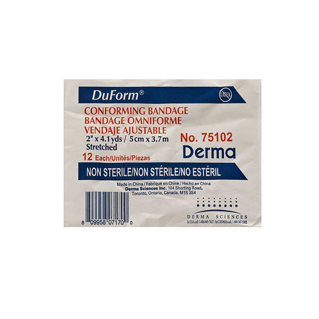 Duform conforming bandage, 2 in x 4.1 yd, 12 per sleeve (75102)