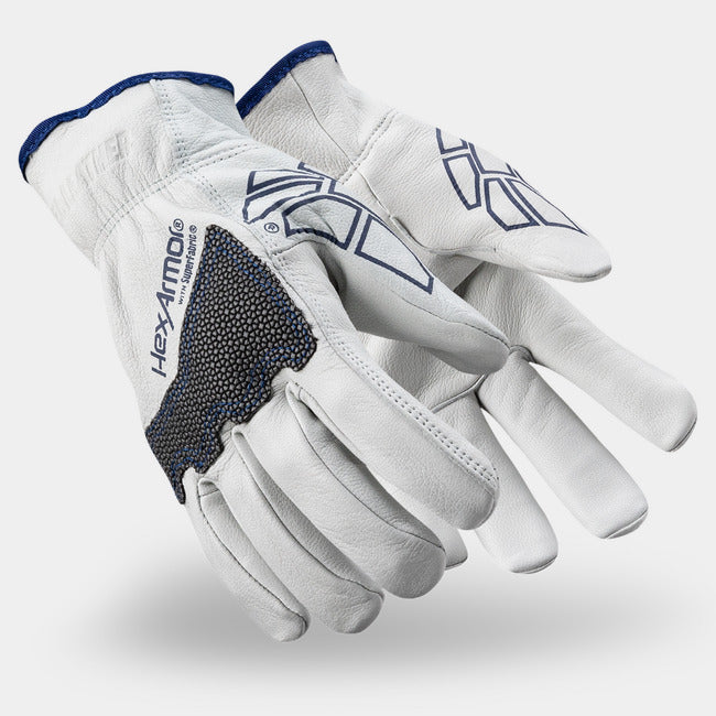 HexArmor SteelLeather 5033 Mechanic's Gloves | ANSI Cut A6