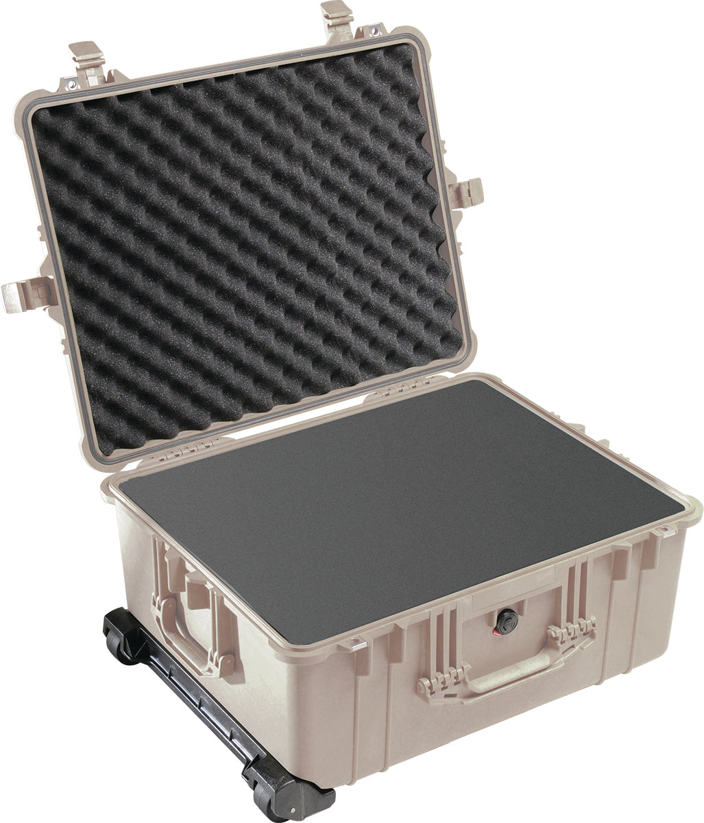Pelican 1610 Protector Case, watertight instrument transport case