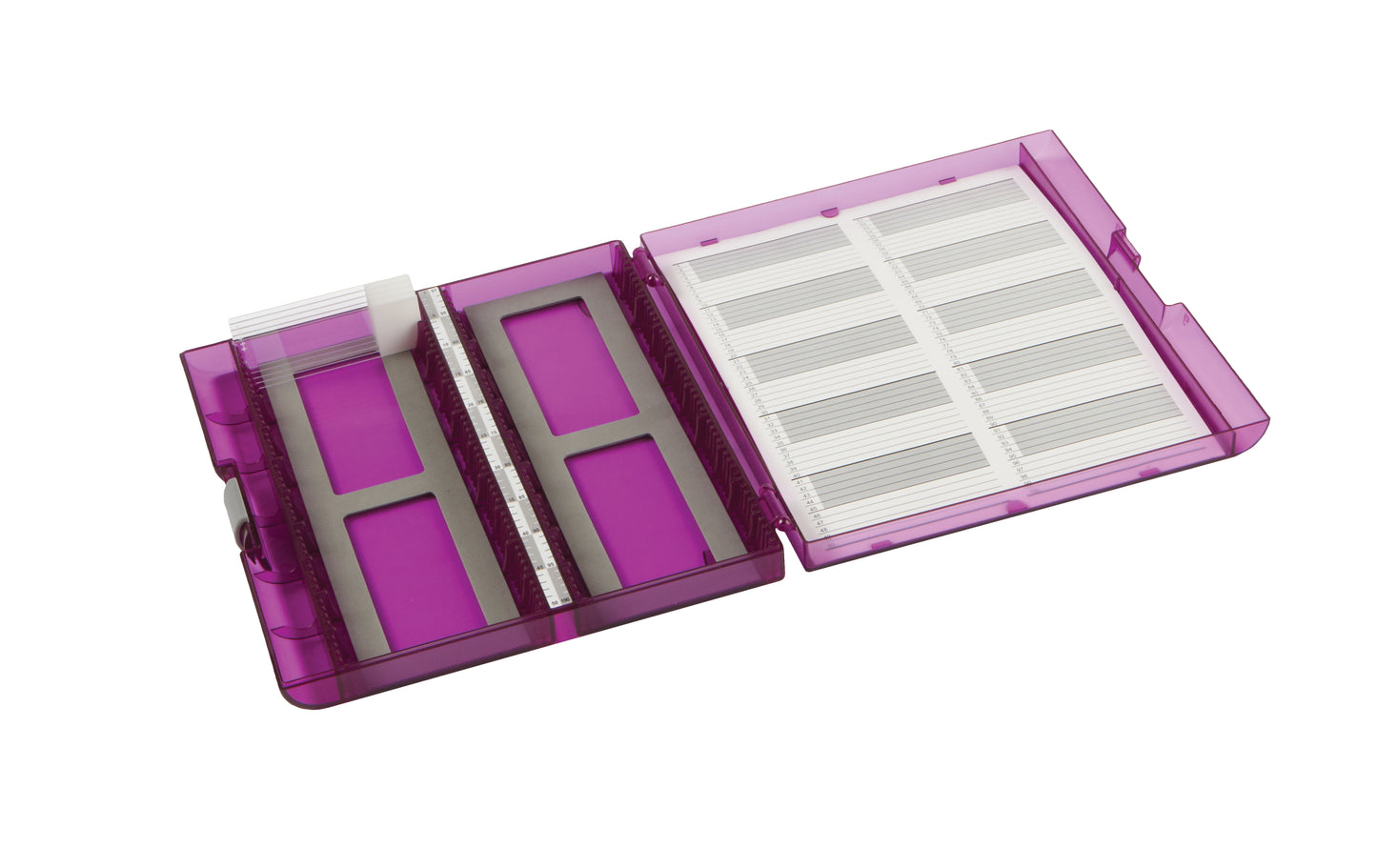 Heathrow Scientific Premium Plus Slide Box - 120570 Series | 100 Place EVA Foam