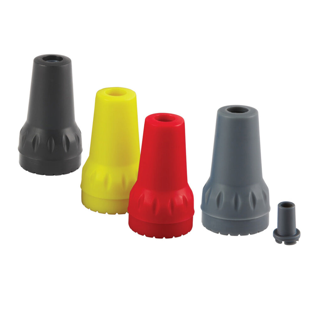 Heathrow Scientific 120487 RF3000® Replacement Polypropylene Nose Cone Pack 5-Pack Assorted Colors Black Red Blue Grey Yellow