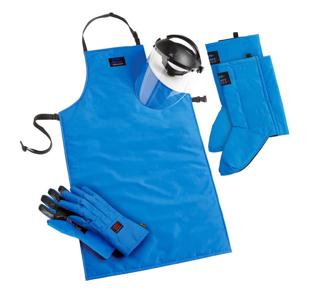 TempShield SKCGMAS42GR CRYO-PROTECTION Grip Safety Kit Plus Midarm Small GORE-TEX Gaiters -196C CE Cat III Blue