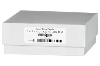 Heathrow Scientific Laser Cryo-Tags 2.625 x 1.00 inch 600 pack