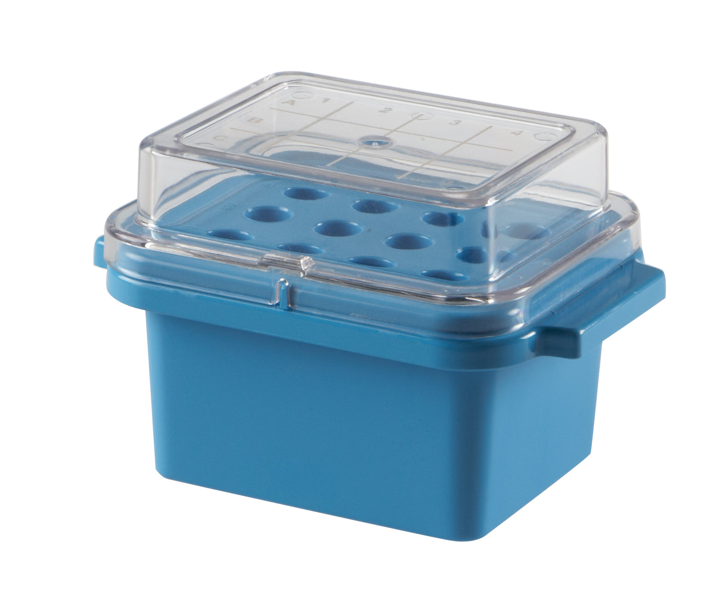 Heathrow Scientific True North Mini Cooler 12-well -20°C clear lid blue (SKU 120073) - image 3
