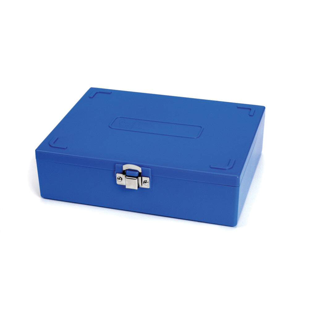 Extra-Tall Microscope Slide Box - 100-Place Cork Lining - HS15979A - Heathrow Scientific