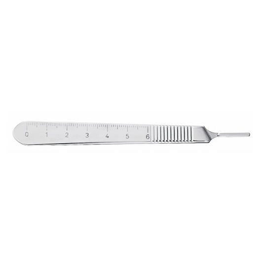 McKesson Argent size 4 scalpel handle in German stainless steel - LabSupplies.com