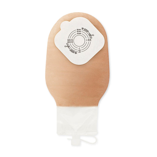 Pouchkins™ One-Piece Transparent Urostomy Pouch, Cut to fit up to