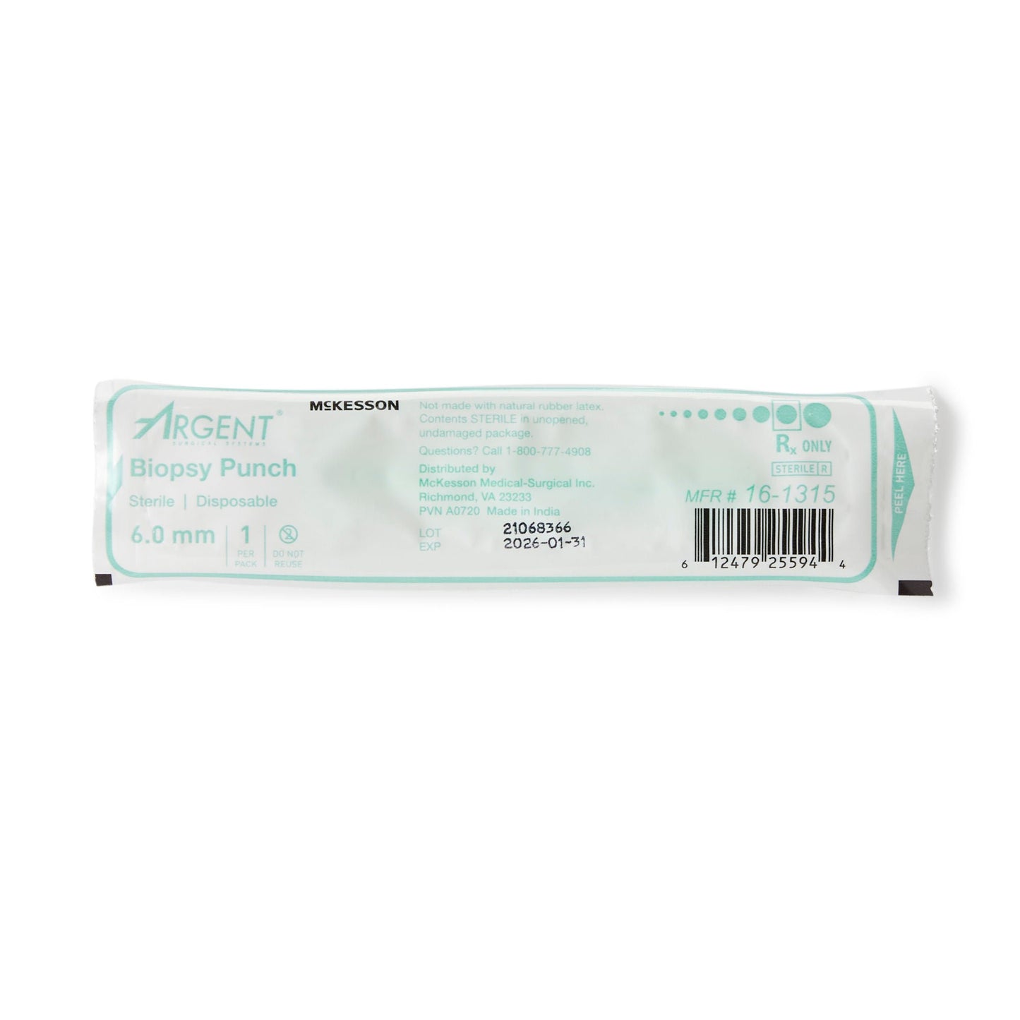 McKesson Argent™ Disposable Biopsy Punches, 6.0 mm - view 3