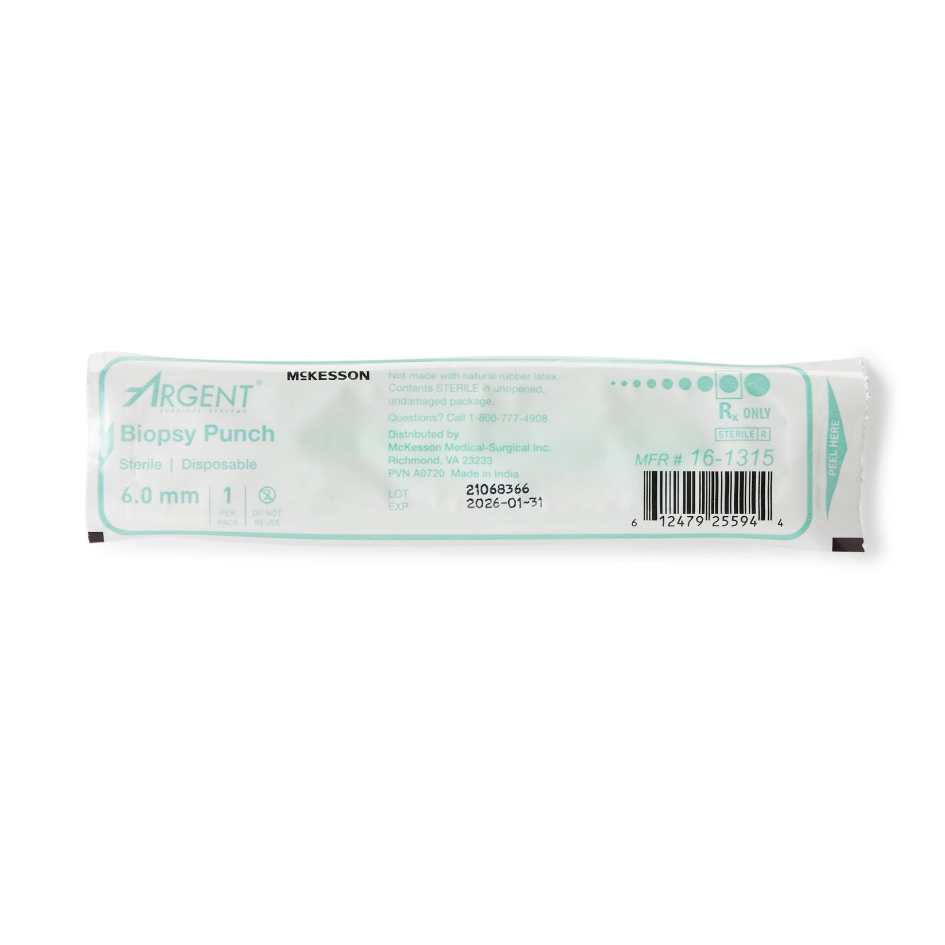 McKesson Argent™ Disposable Biopsy Punches, 6.0 mm - view 3