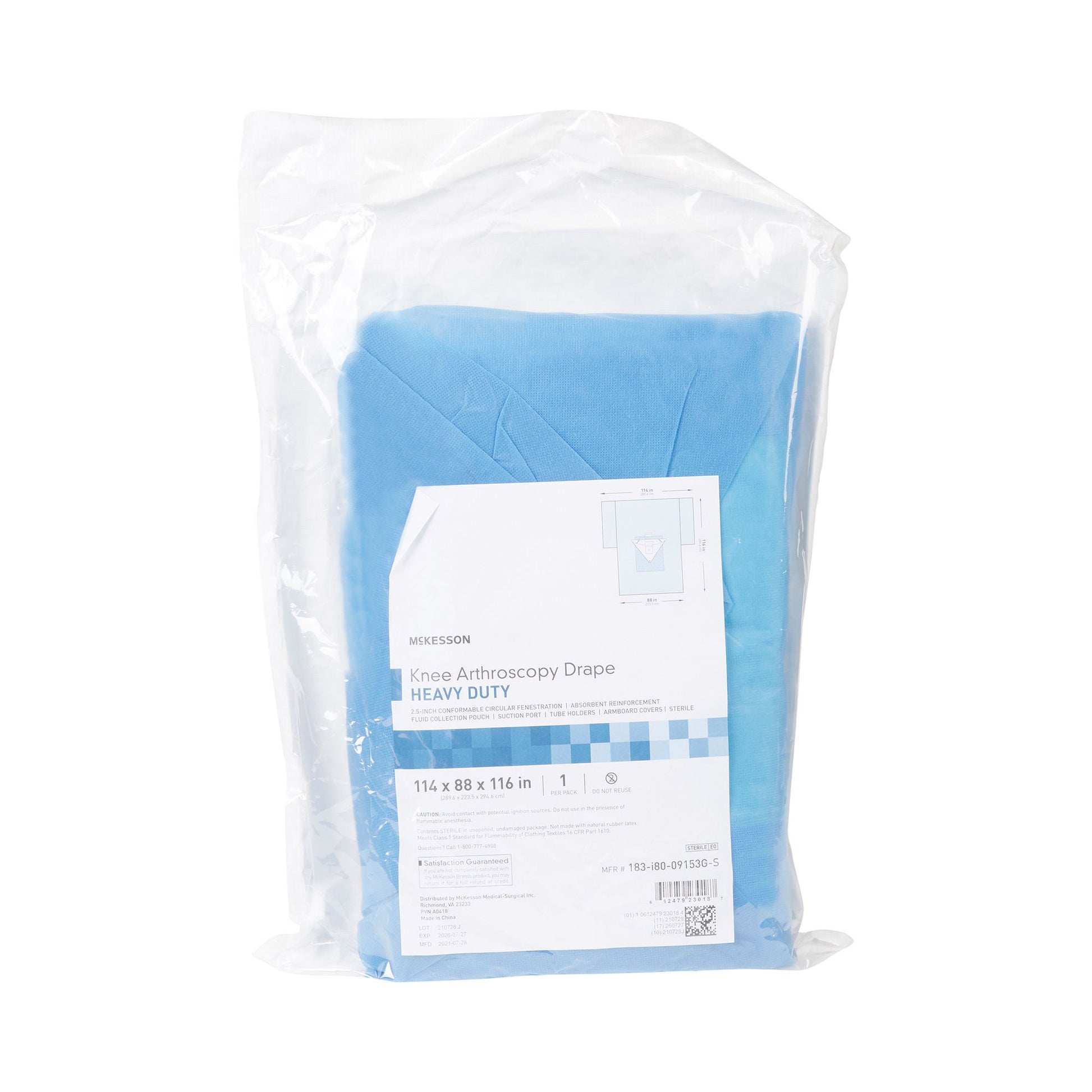 McKesson Sterile Heavy-Duty Knee Arthroscopy Drape