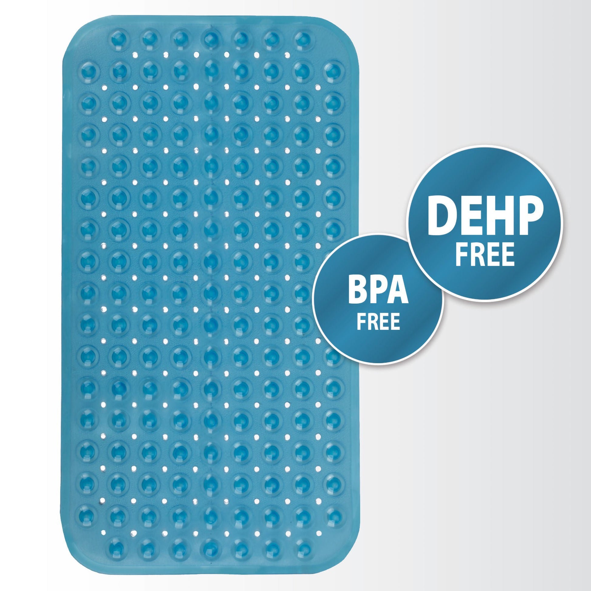 Theracare Bathtub Mat, Antifungal, Blue