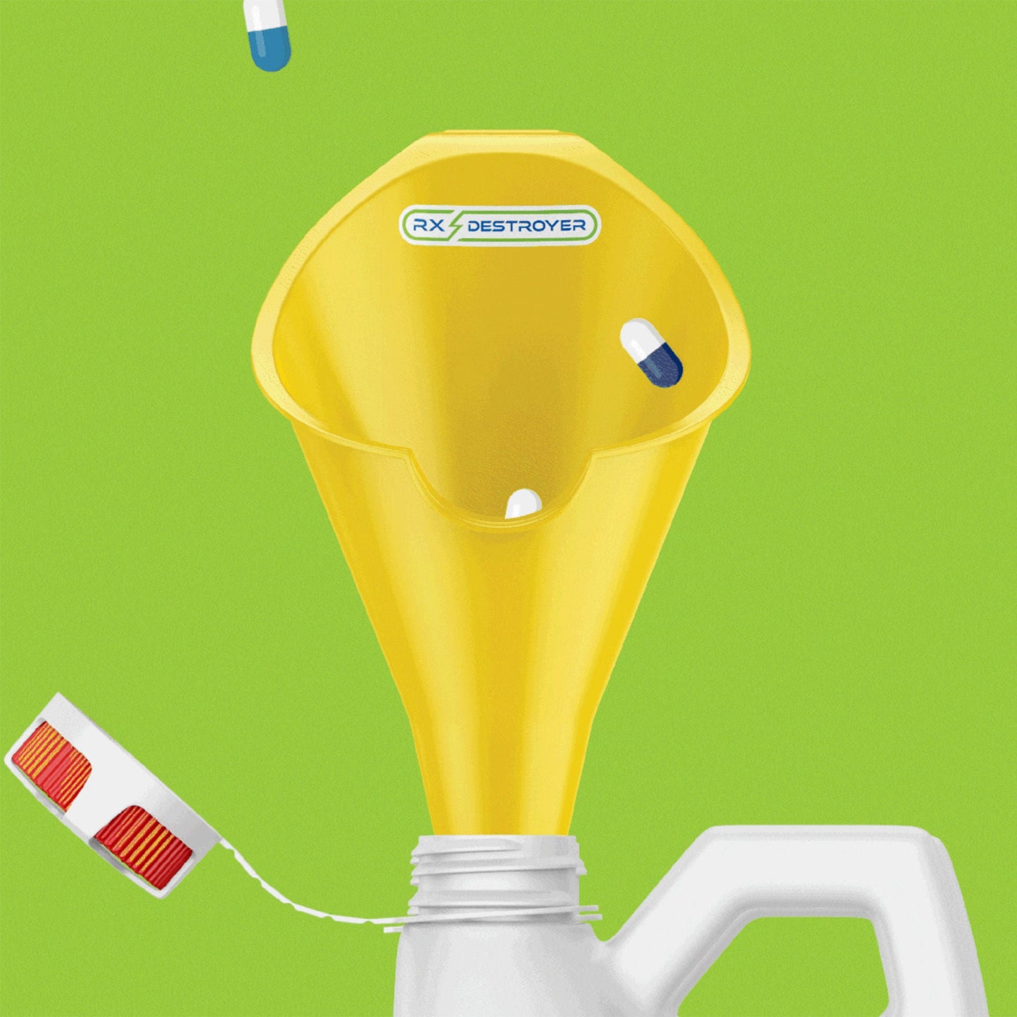 Rx Destroyer™ Drug Disposal Funnel
