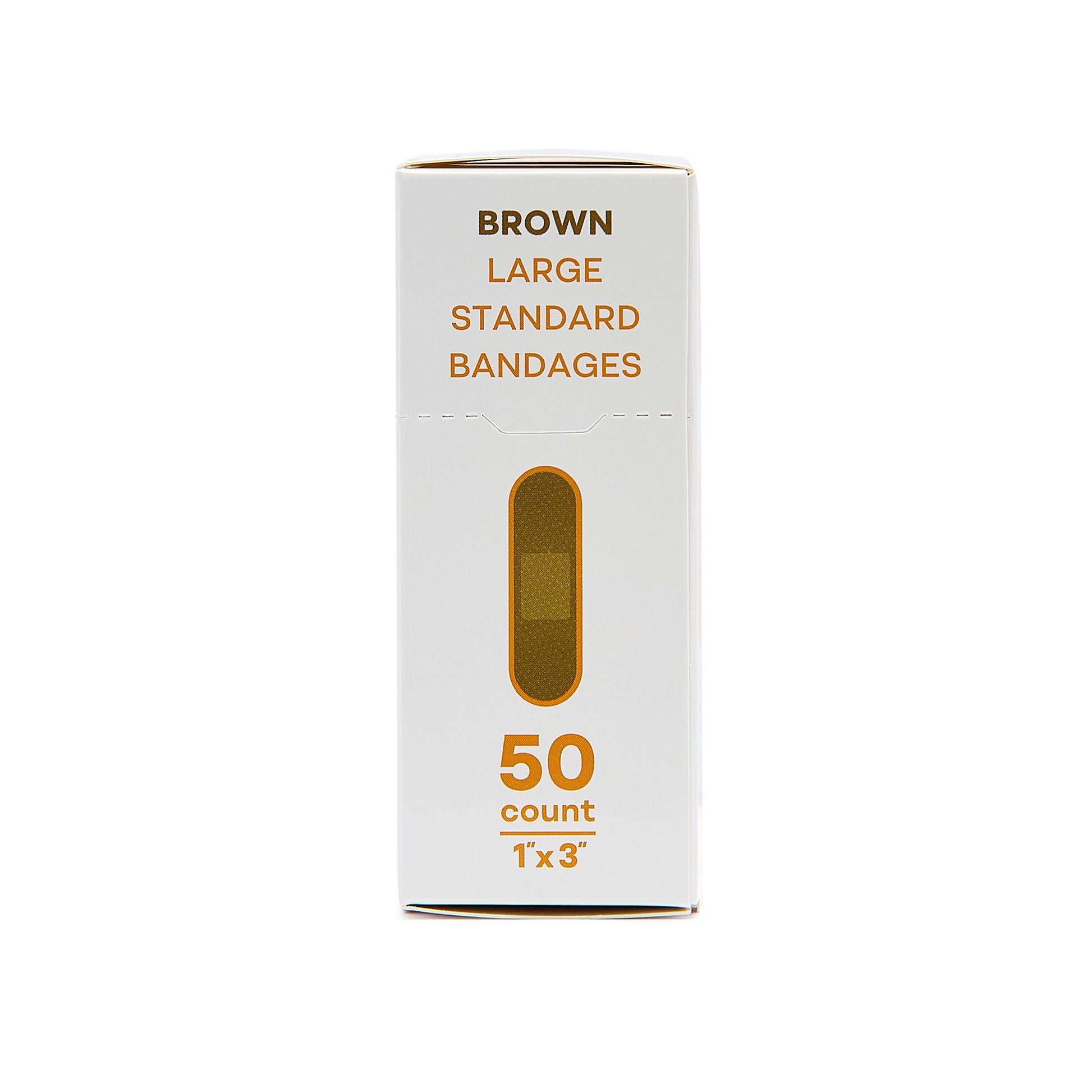 Tru-Colour Skin Tone Shade Fabric Bandage Adhesive Strips – Brown