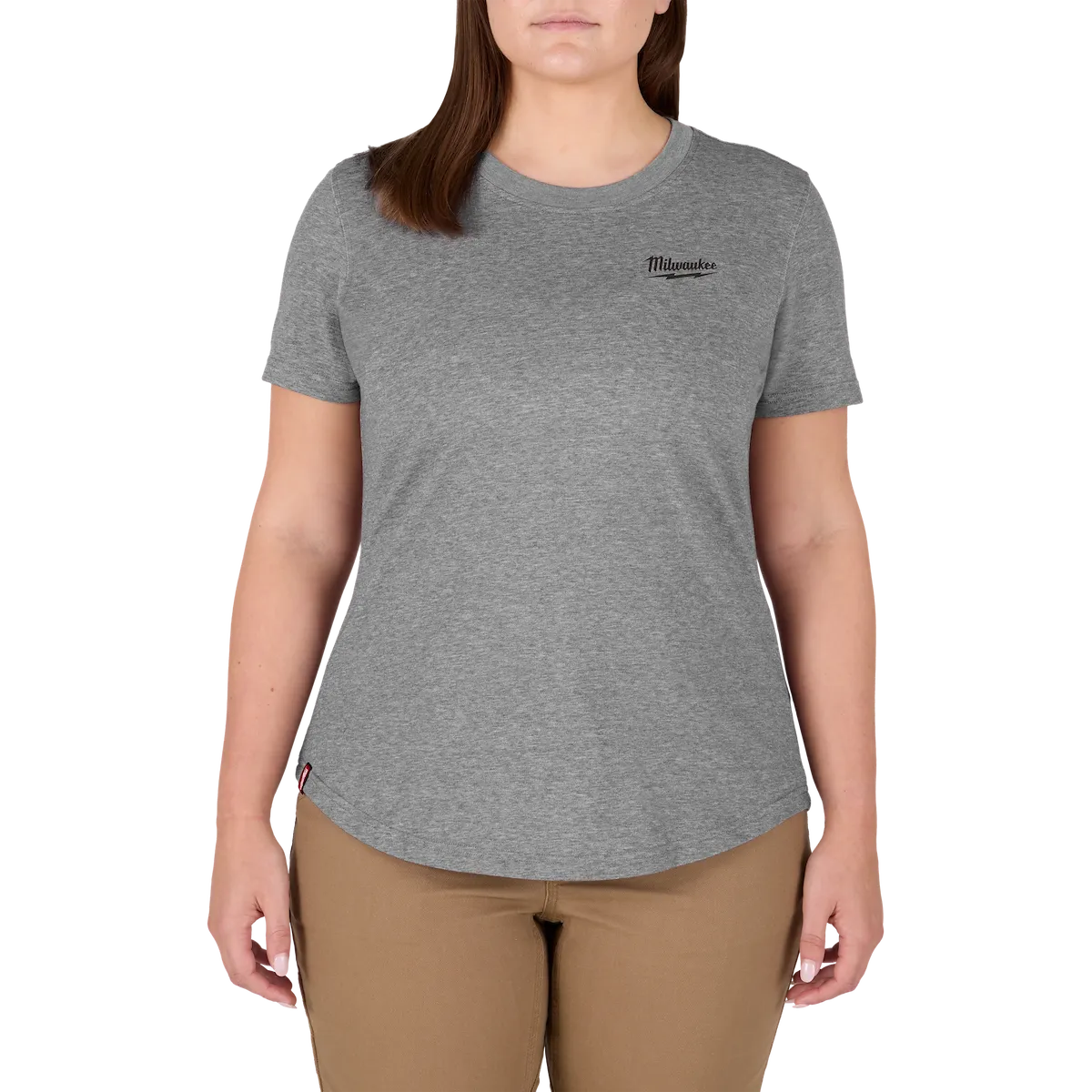 Milwaukee Women's FREEFLEX Hybrid Tee - Short Sleeve Gray M F452G-M