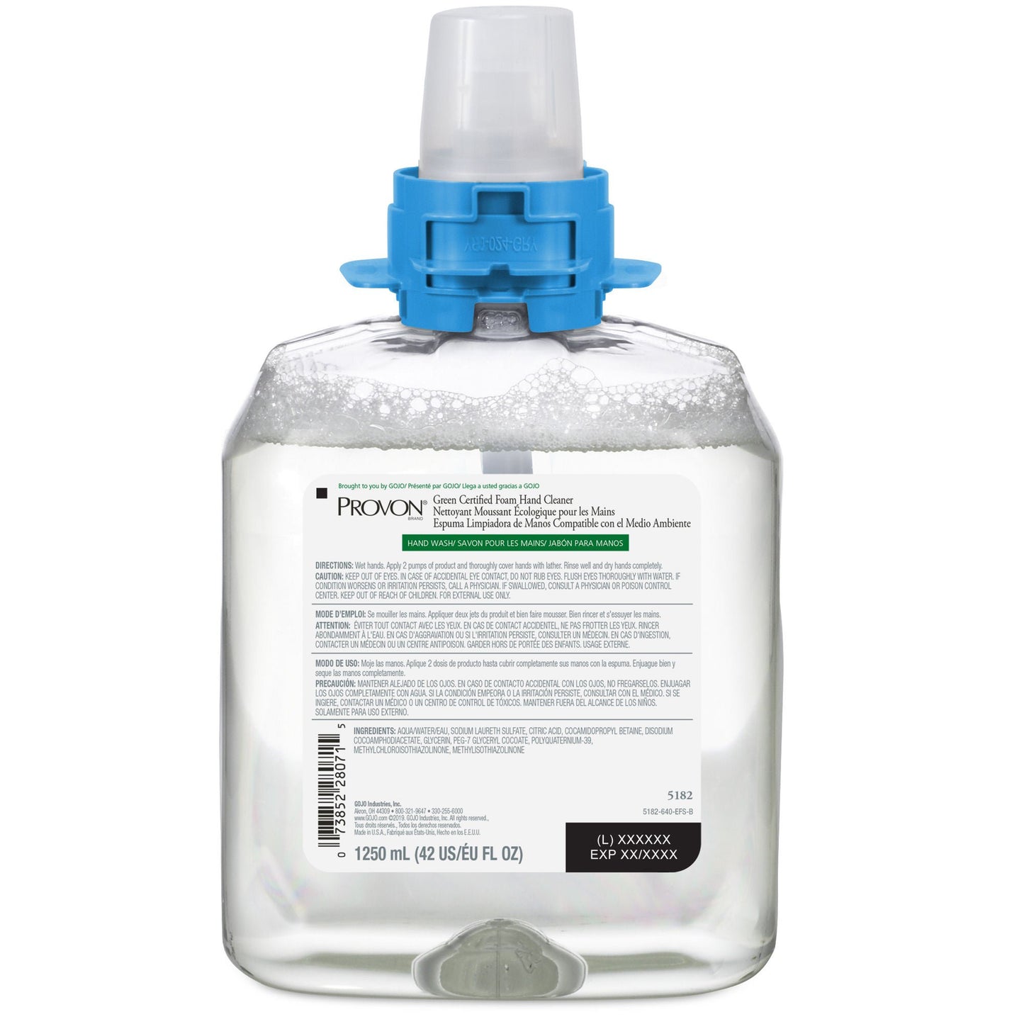 Provon® Green Certified Foam Hand Cleaner, Refill for FMX-12™ Dispenser