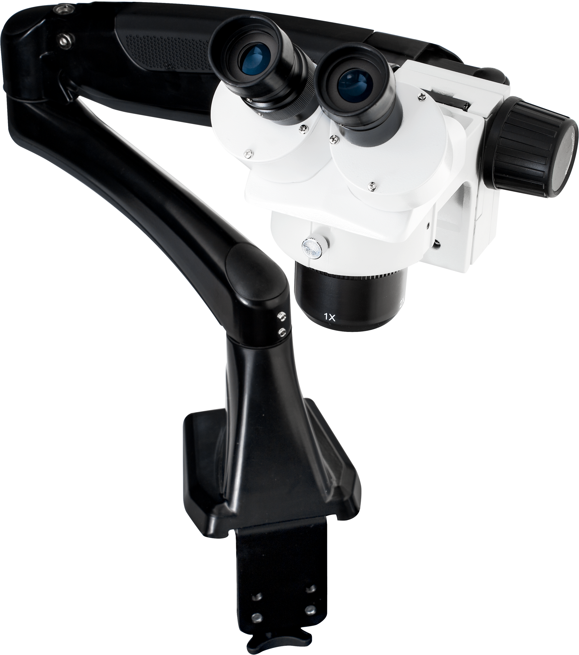 Dual Mag Stereoscope DMM-S12N-PA77 – 10×/20× Flex Arm with C-Clamp (No Light) 
