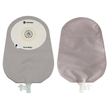 Esteem Body Urostomy Pouch One-Piece System Length Convex, Pre-Cut 30 mm Stoma