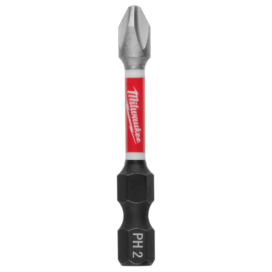 Milwaukee SHOCKWAVE Impact Duty 2" Power Bit PHILLIPS #2 Bulk 250 48-32-4862 | PH2 Drive